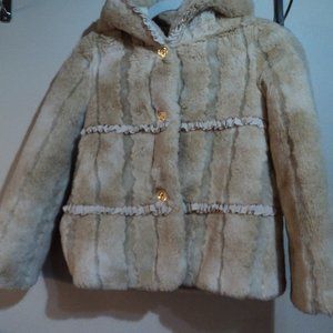 Girl's Juicy Couture faux fur jacket size 12